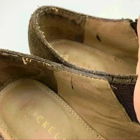 Nickels shooties size 6 brown suede western boots - Picture 12 of 14